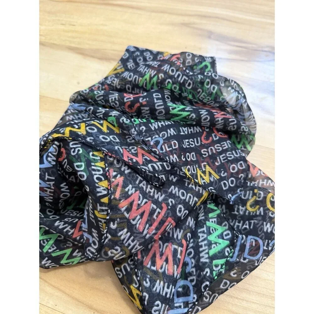 WWJD what would Jesus do scarf